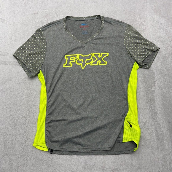Fox Other - FOX Racing Mountain Bike Cycling Jersey Mens XL Extra Large Gray Indicator